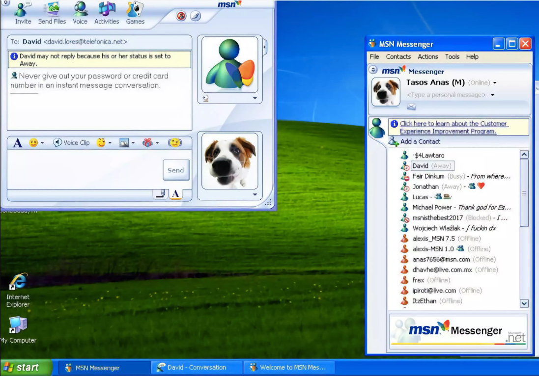 MSN The lost world of MSN Messenger | The Spectator